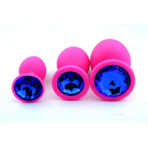 3pcs lot sexy pink silicone anal butt plug set sex toy anal buttplug anal plugs couples or gay