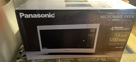 Panasonic Nn Sc73ls 16 Cu Ft Countertop Microwave Oven Ebay