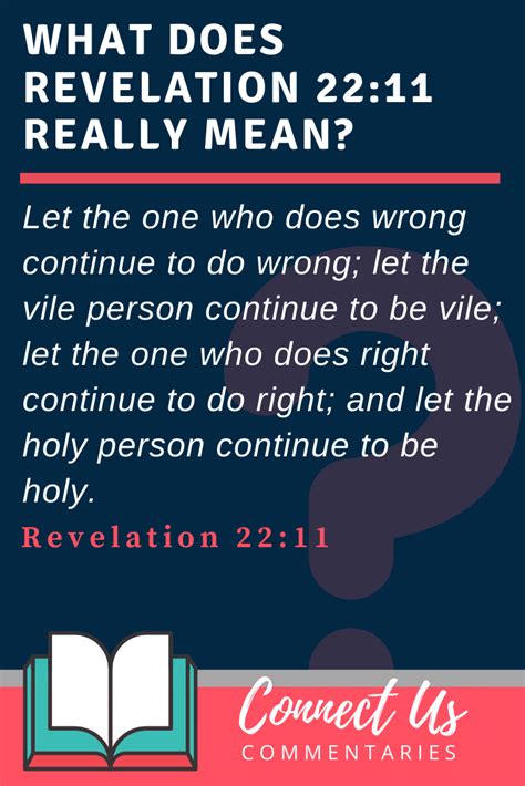 Revelation 2211 Meaning Of Let Him Who Is Filthy Be Filthy Still