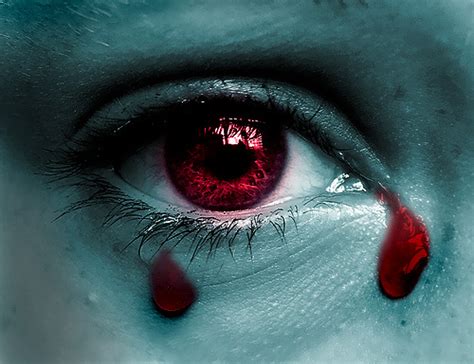 Two Tears Of Blood By Bloody Chris On Deviantart