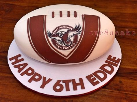 2018 nrl traders manly sea eagles 23 assorted trading cards. Manly sea Eagles Football Cake | Cake, Eagles football ...