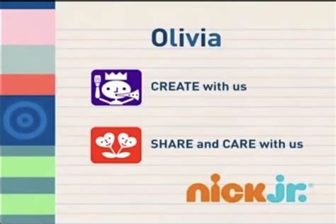 Olivia Nick Jr Curriculum Board Nick Jr Curriculum Favorite Tv Shows