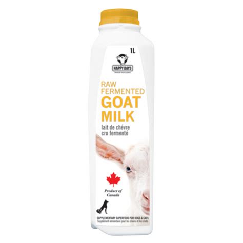 Raw Goats Milk For Dogs Made In Canada Available In Toronto