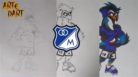 Dibujo La Mascota Del Equipo Millonario Fcdrawing The Millionaire Fc