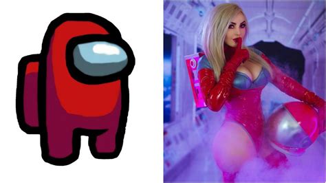 Jessica Nigri Looking Sus For Being Red Hot In These Among Us Cosplays