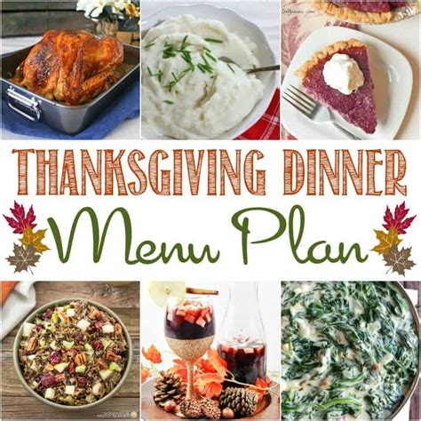 Thanksgiving Dinner Menu Plan House Of Nash Eats