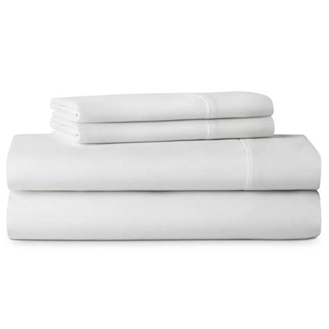 Single Plain White Bedsheets Bed And Bath