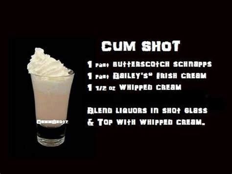 famous cum shot recipe insight