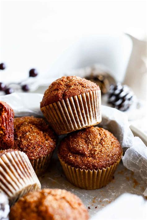 Spiced Molasses Gingerbread Muffins Katiebird Bakes Recipe In 2024 Gingerbread Muffins