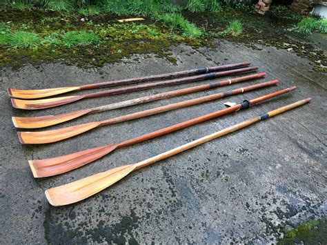 Antique Rowing Oars 540897 Uk