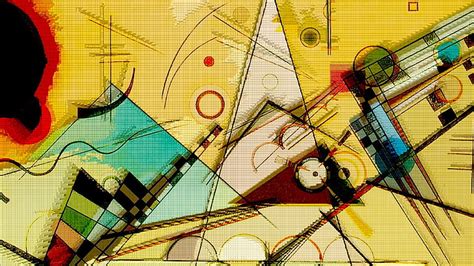 Hd Wallpaper Wassily Kandinsky Painting Abstract Circle Triangle