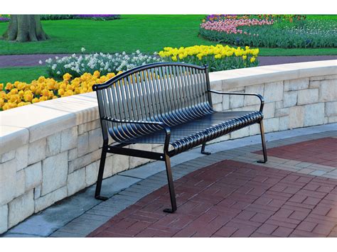 Shop the simplistic, teak inspired collection today! Frog Furnishings Rockford Steel 6 ft. Bench | PBROCK