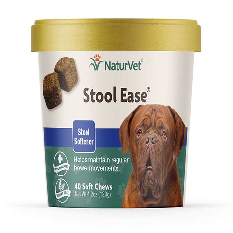Naturvet Stool Ease Stool Softener Dog Soft Chews Pack Of 40 Chews Petco