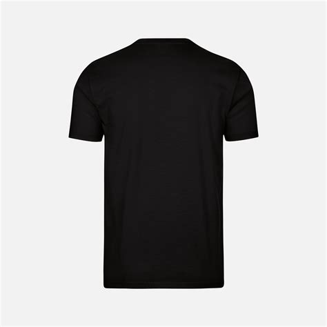 T Shirt Aus Baumwolle Schwarz TRIGEMA