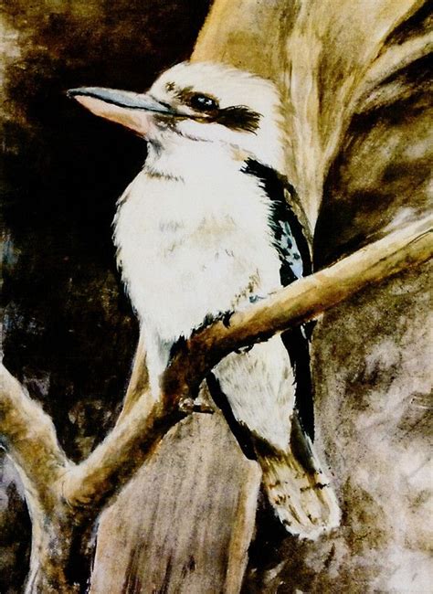 Kookaburra Sits In The Old Gum Tree Art Print By Jjcellz Australian