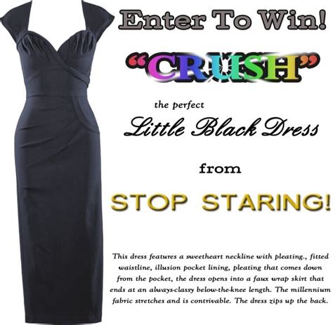 enter to win the perfect little black dress from stop staring and the fashionable ho… sexy