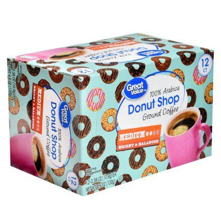 Kroger® brand makes every day fun. Great Value 100% Arabica Donut Shop Coffee Pods, Medium ...