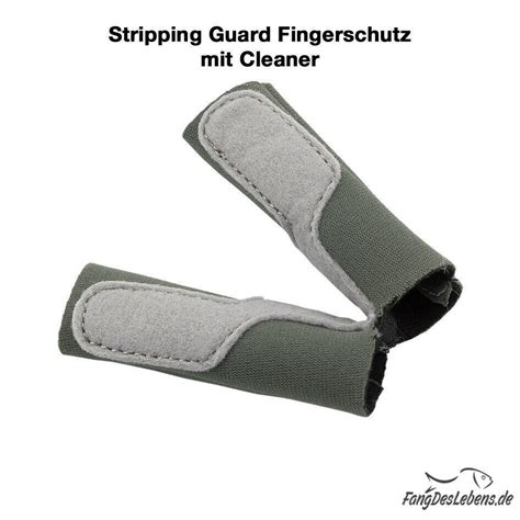 Stripping Guard Fingerschutz Grau Schützt Die Hände Und Reinigt Die Schnur Ebay