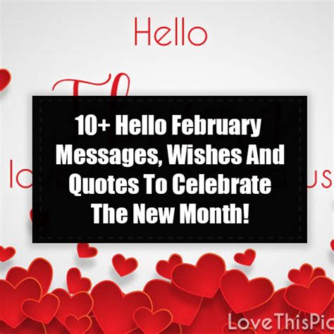 10 Hello February Messages Wishes And Quotes To Celebrate The New Month