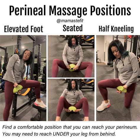 Positions So You Can Reach For Perineal Massage Mamastefit