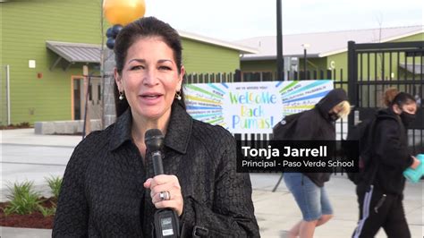 Paso Verde School Opening Day On Permanent Campus Youtube