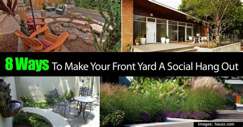 8 Ways To Make Your Front Yard A Social Hang Out