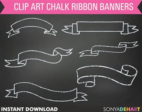 Chalkboard Bunting Banner Clipart Clip Art Library