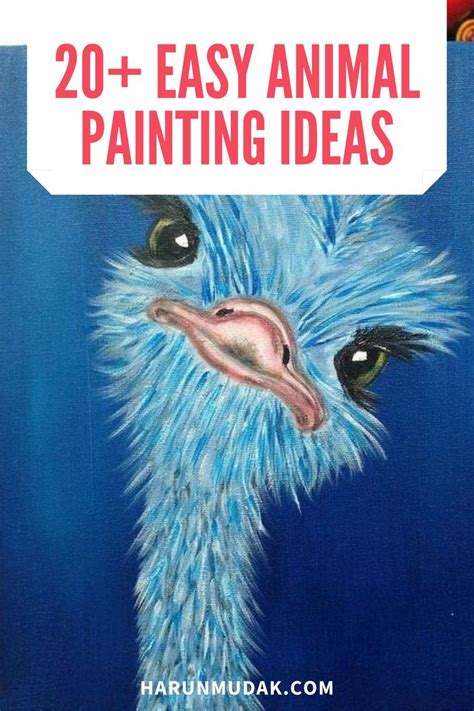 20+ Easy Animal Acrylic Paintings for Beginners | Easy animals, Learn