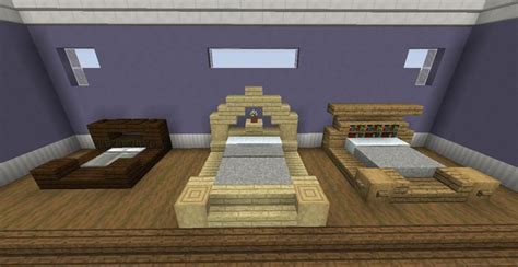 Now we have the ingredients and to initiate the process of crafting a bed we need to create a craft table first. Minecraft Bedroom Tutorial Minecraft | Minecraft interior ...