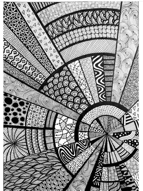 Printable Zentangle Coloring Pages Pdf Fhere You Will Find The