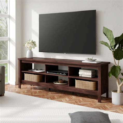 Tv Stand For 75 Inch Tv Enetertainment Center Wood Media Console