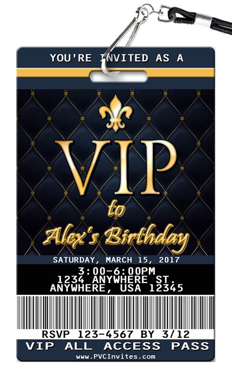 Invitation Anniversaire Ado Vip