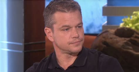 Matt Damon Addresses Gay Comments On The Ellen Show Popsugar Celebrity