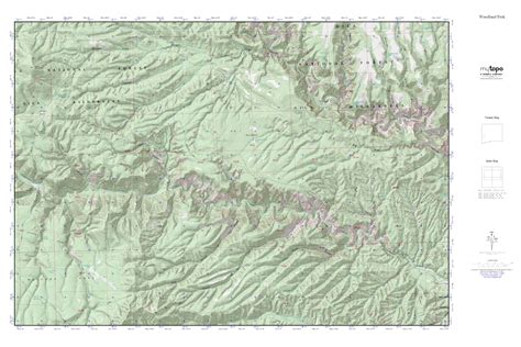 Gila Wilderness Mytopo Explorer Series Map Mytopo Map Store