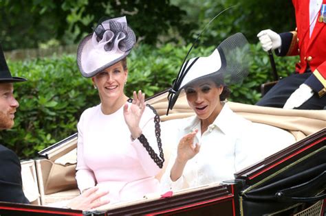 Ascot Queen Arrives At Racecourse As Meghan Markle Makes Outing