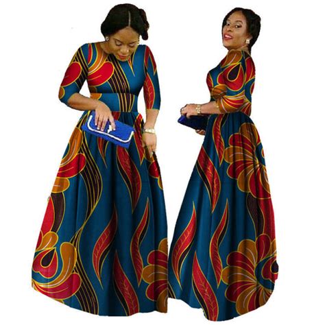African Dresses For Women 2019 Ankara Length Plus Size Traditional