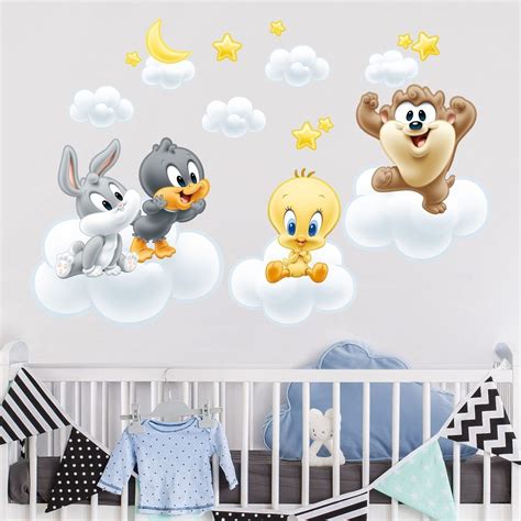 Imagery Buy Wall Decal Baby Looney Tunes On Clouds Online Otto