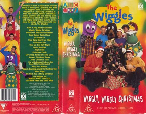 The Wiggles Wiggly Wiggly Christmas Vhs 1997 Vhs And Dvd Credits