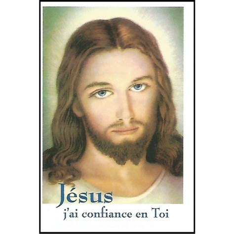 Jésus J Ai Confiance En Toi Lot De 25 Images