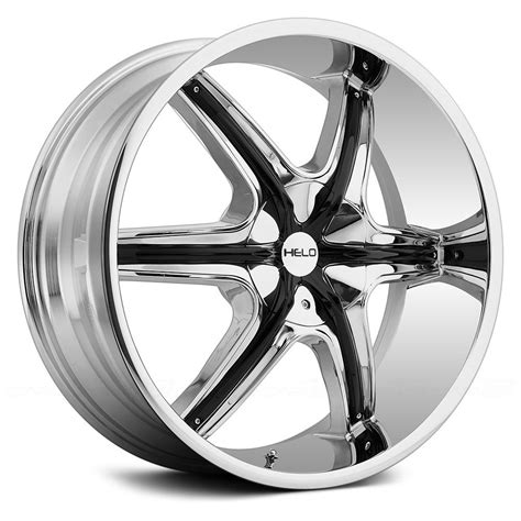 Helo® He891 Wheels Chrome With Gloss Black Inserts Rims
