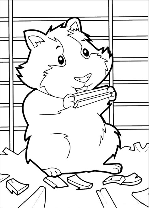 The boy collected a large bag of sweets. Wonder Pets Coloring Pages