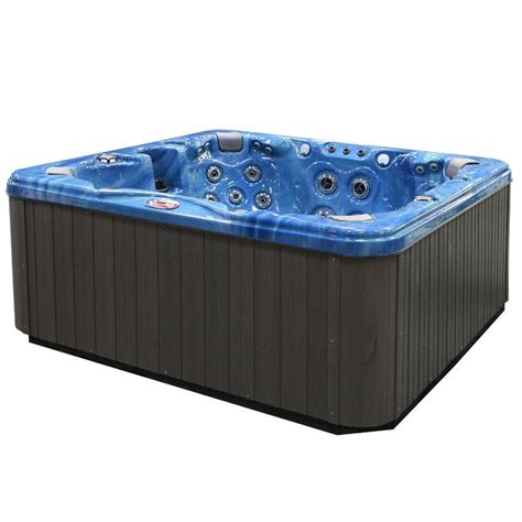 7 Person 56 Jet Hot Tub With Led Light And Stereo In 2020 Hot Tub
