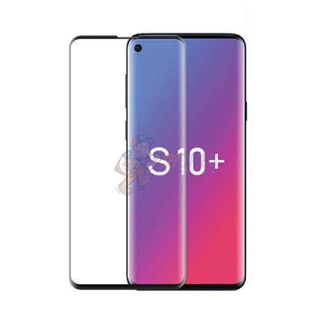 Samsung Galaxy S10 Plus Purple Light Tempered Glass With Soft Edges