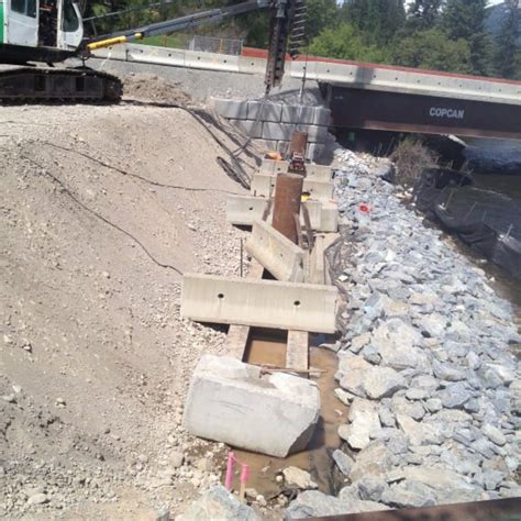 Highway Bridge Pile Foundations Johnston Construction