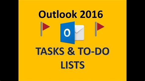 Outlook 2016 Tasks How To Create And Edit Task Management