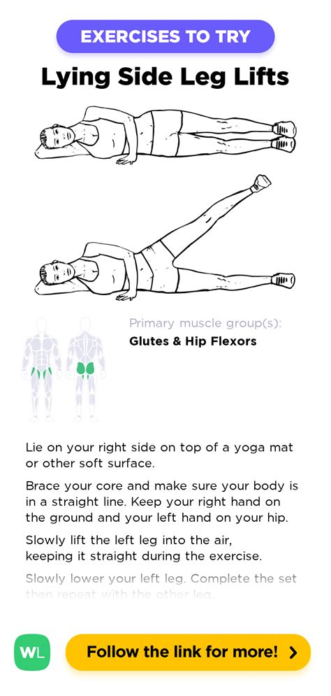 Lying Side Leg Lifts Lateral Raises Hip Abductors Adductors Workoutlabs Exercise Guide
