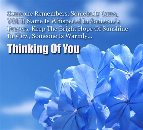Someone Cares Free Thinking Of You Ecards Greeting Cards 123