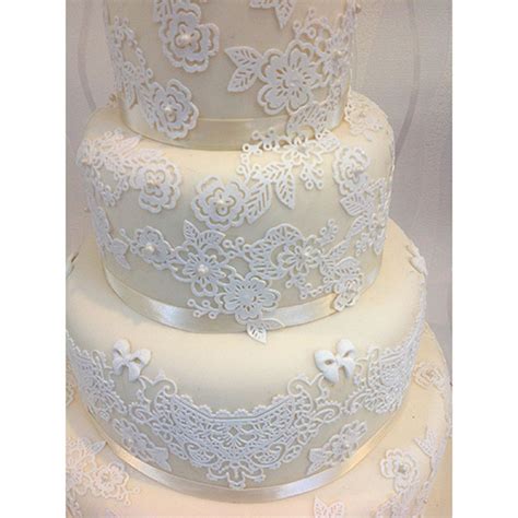 Gold Wedding Cake Lace