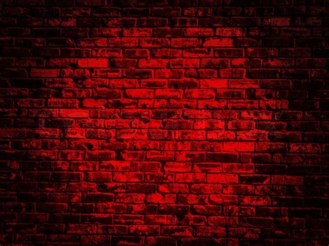 Old black red vintage brick wall | Stock image | Colourbox