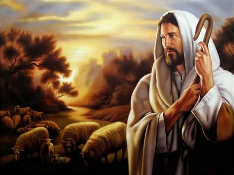 Jesús El Buen Pastor Que Da Su Vida Por Las Ovejas